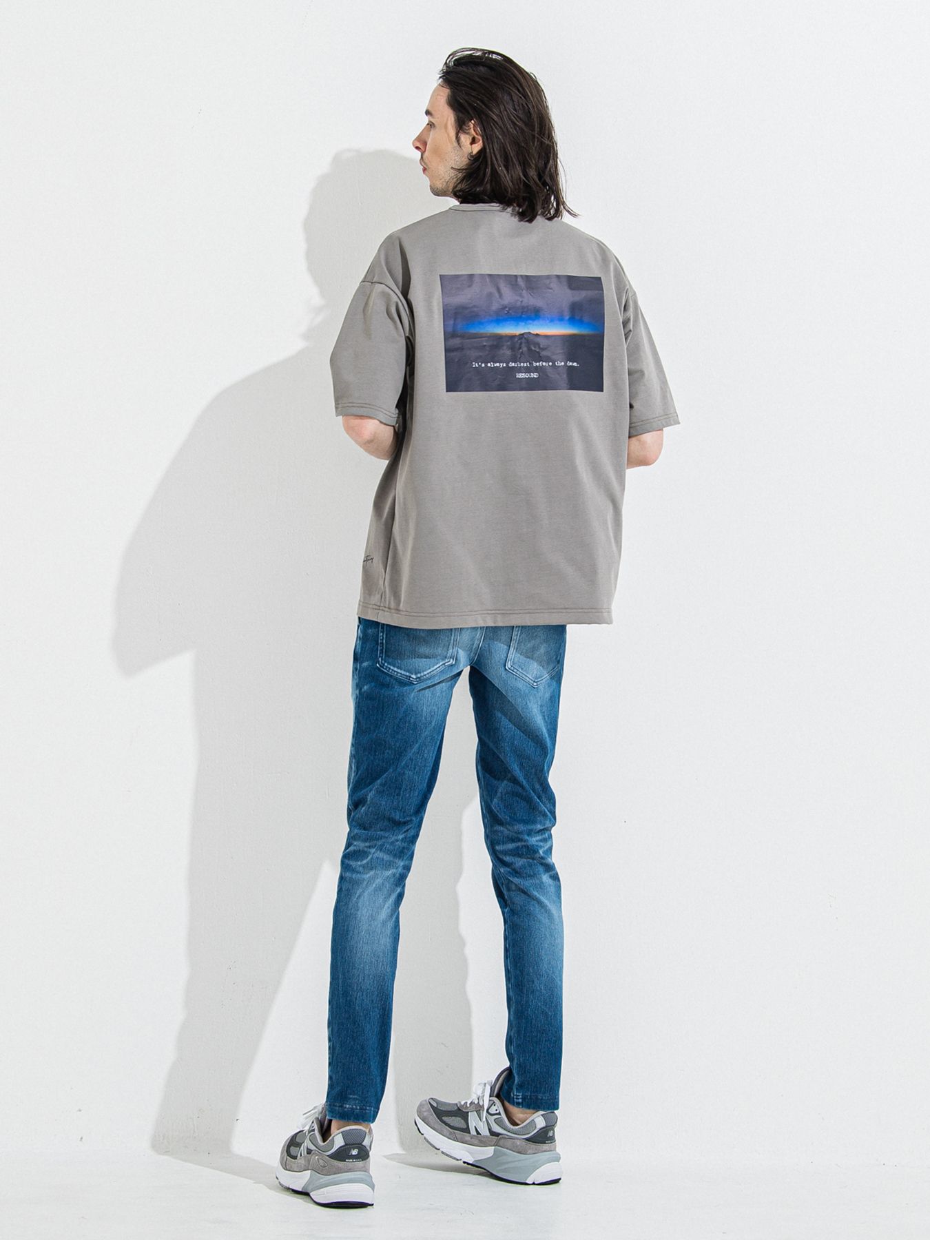 【予約品】DENIM JERSEY CHRIS EASY TUCK PT / デニムジャージクリスイージータックパンツ / ダーク