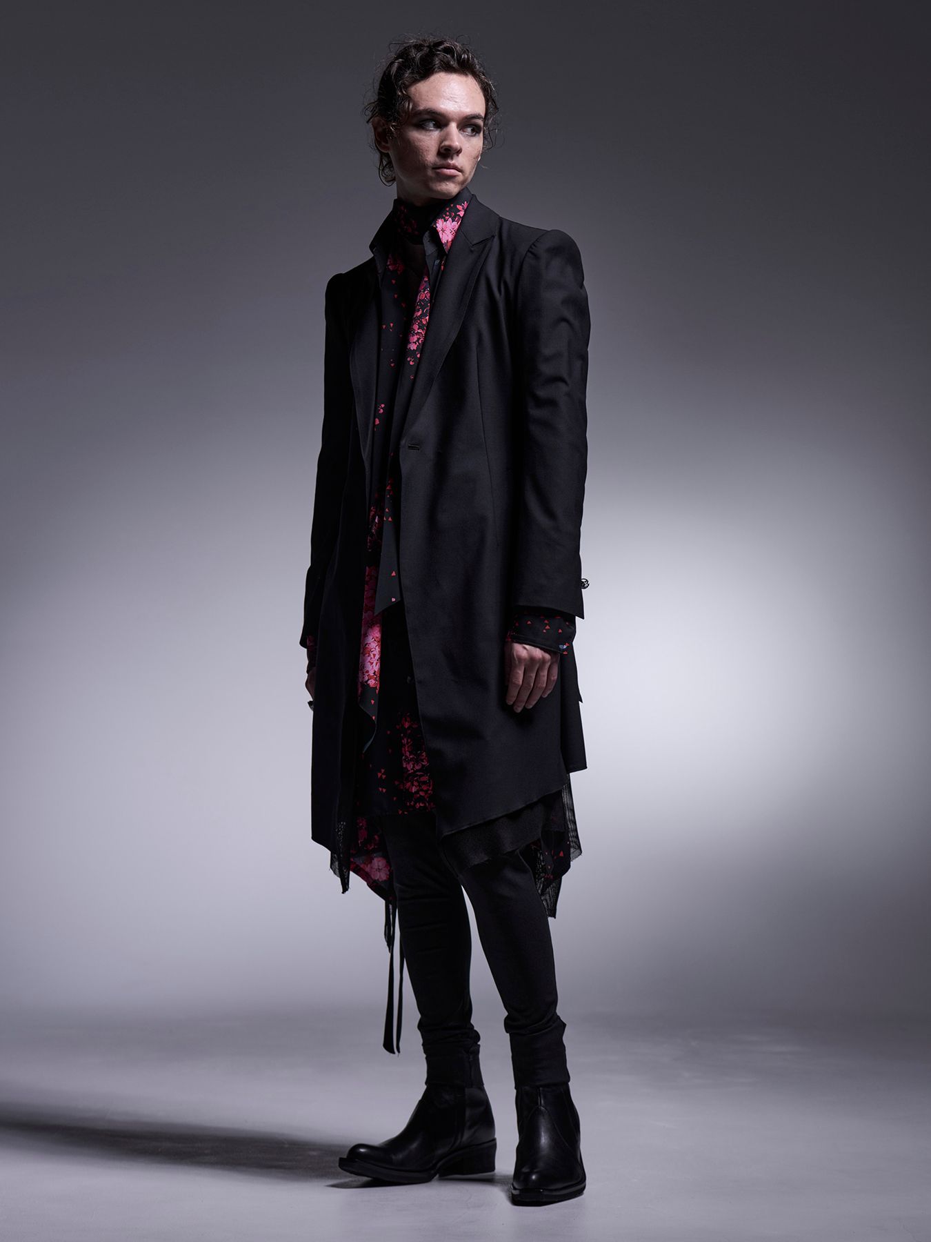 【予約品 7月13日(日) 締切】Long Flare Jacket / ロングフレアジャケット / ブラック