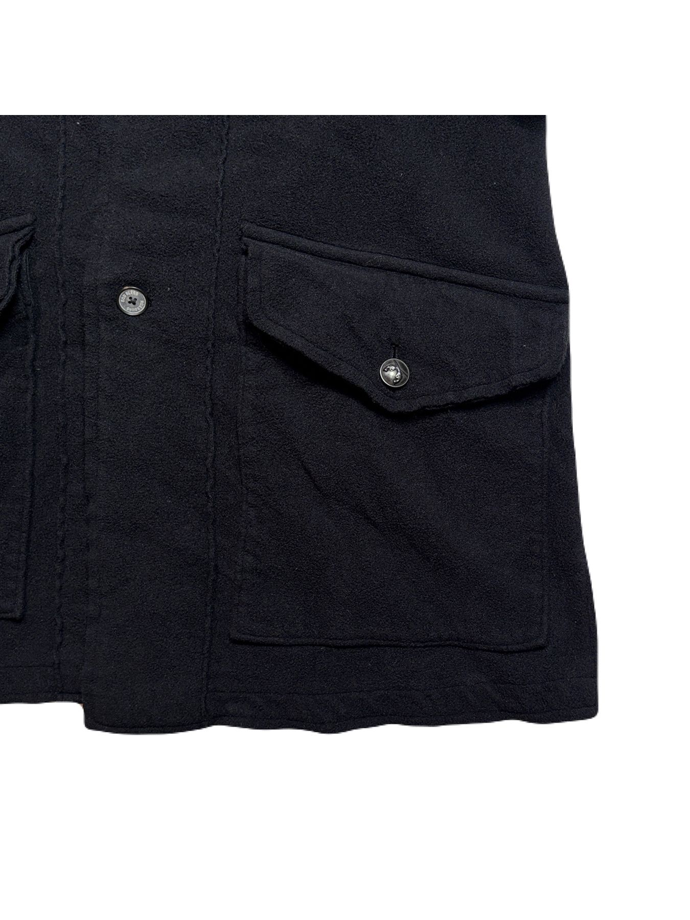 【予約品 3月9日(月) 18:00 締切】FLEECE STUDZ JKT / スタッズ フリース ショートコート / ブラック