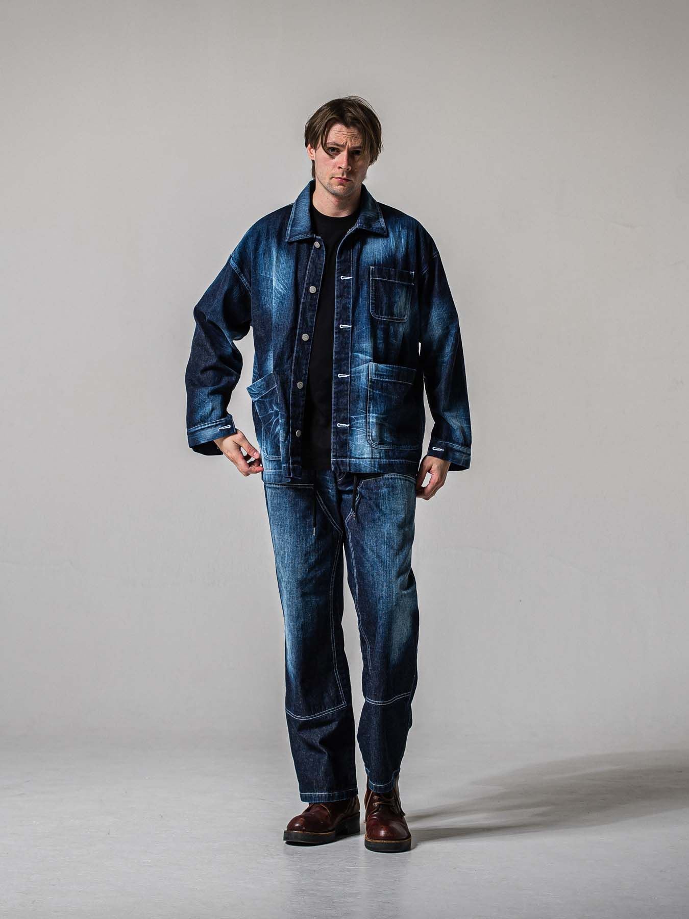 【予約品 11月16日(日) 締切】DOUBLE KNEE PT / ダブルニーワークパンツ / ダークインディゴ