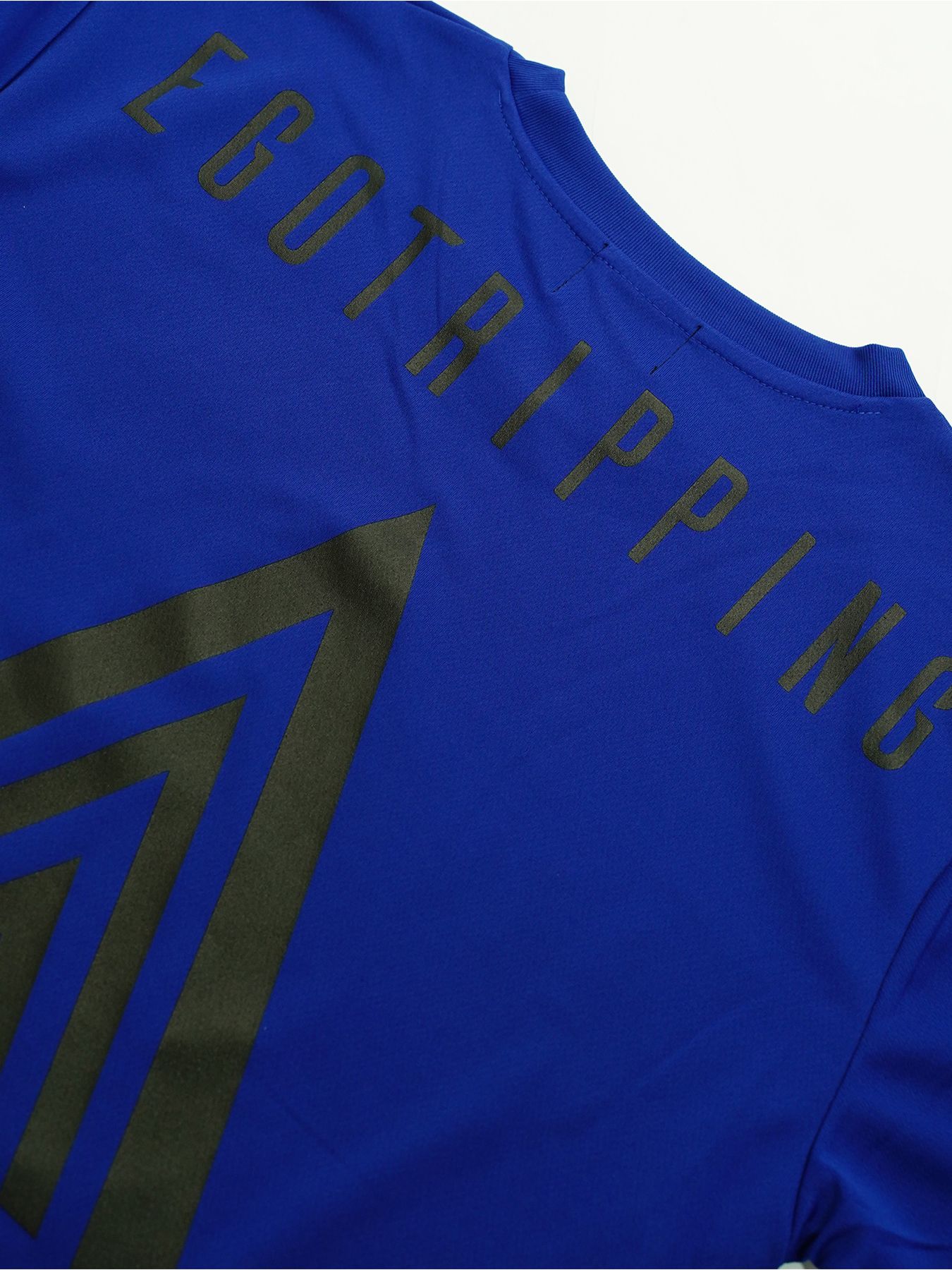 EGO TRIPPING TRAINING TEE / トレーニングウェア / ブルー×ブラック