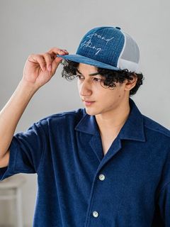 《予約品3月3日18：00締め》 ID BB MESH CAP / キャップ / インディゴ
