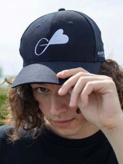 ベースボールキャップ / BaseBall Cap Adriana / Black ハートフィッシュ メゾンオノレ パリ