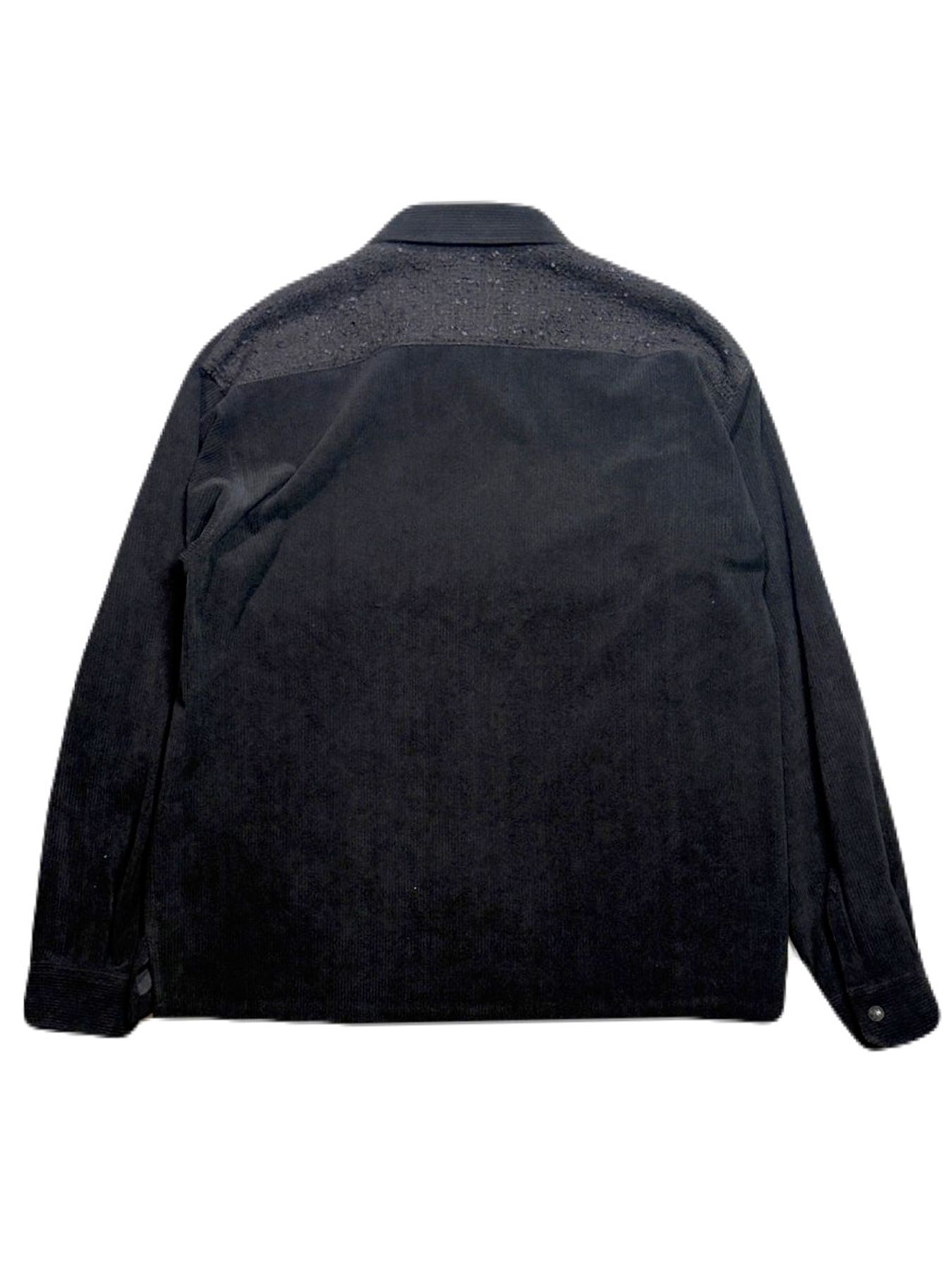 【予約品】CORDUROY SH / コーデュロイ シャツクロスガンパッチ / ブラック
