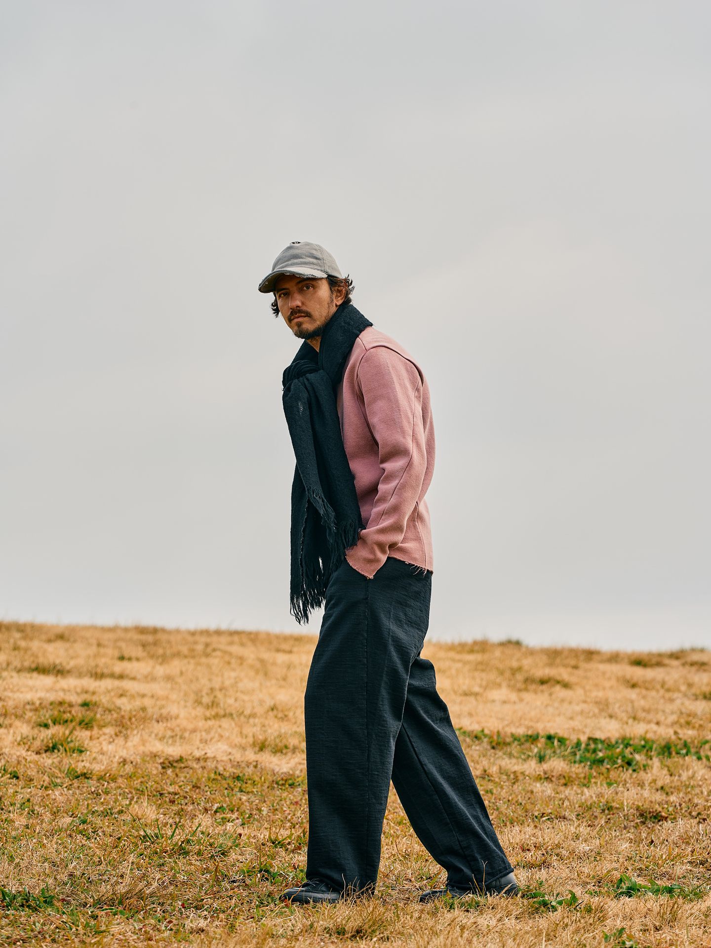 【予約品】 ex.heavy wide pants / ワイドパンツ / ダーク・グリーン