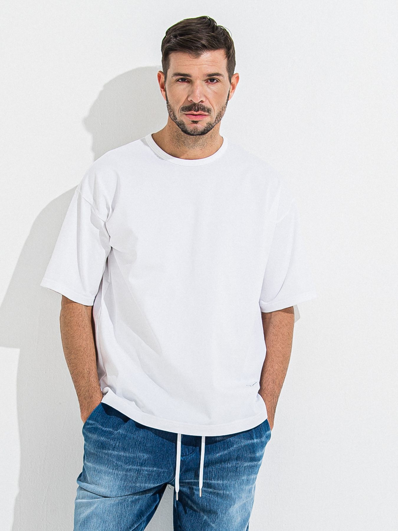【予約品 】YOAKE PHOTO OVER TEE /  フォトオーバーサイズTシャツ / ホワイト