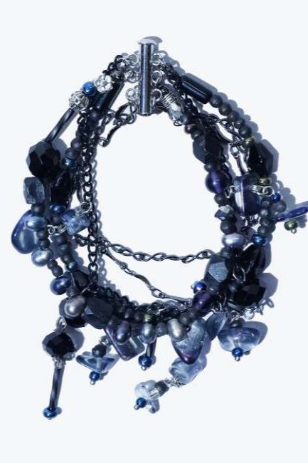 不知火 シラヌイ Bracelet  / BLACK 【Ranunculus】