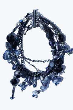 不知火 シラヌイ Bracelet  / BLACK 【Ranunculus】