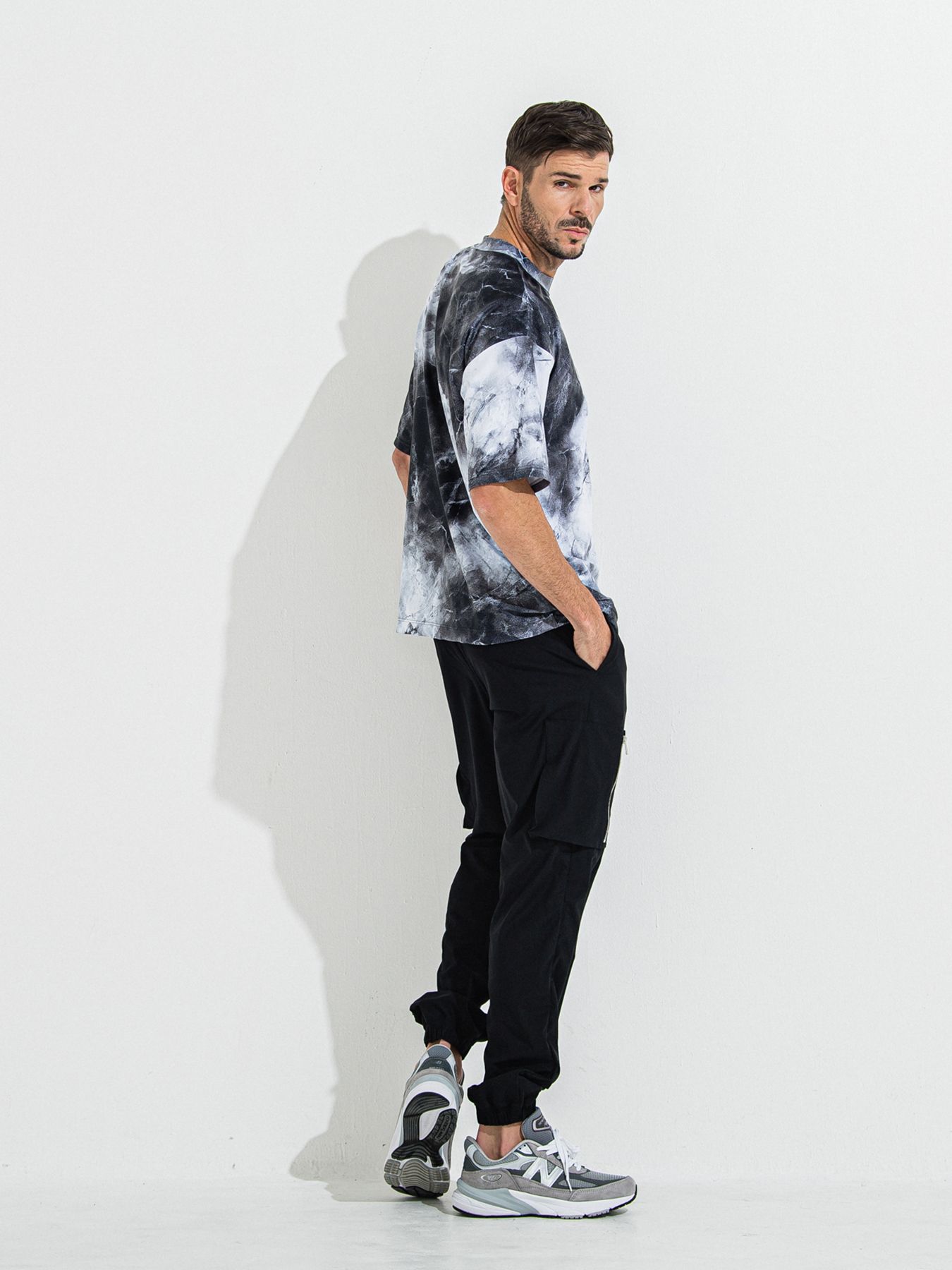 【予約品 】DAVID NYLON CARGO PANTS / デヴィッドナイロンカーゴパンツ / ブラック