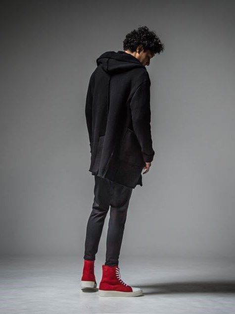 BOA Hoodie coat / ウールボアコート / ブラック 【RESOUND CLOTHING】 RC30-C-007