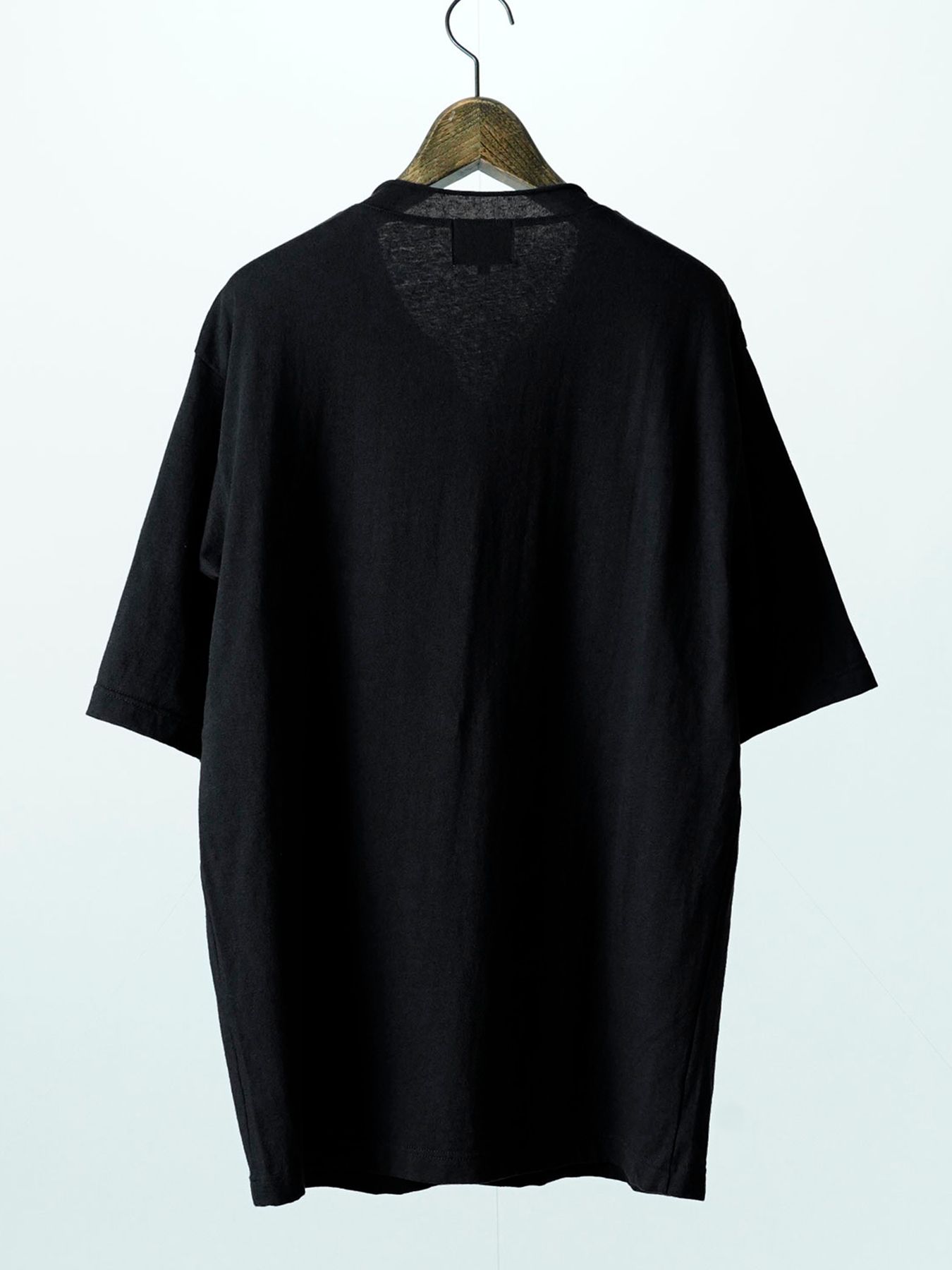 【予約品 11月9日(月) 締切】ALTNECKTEE / 変形ネックTシャツ / ブラック