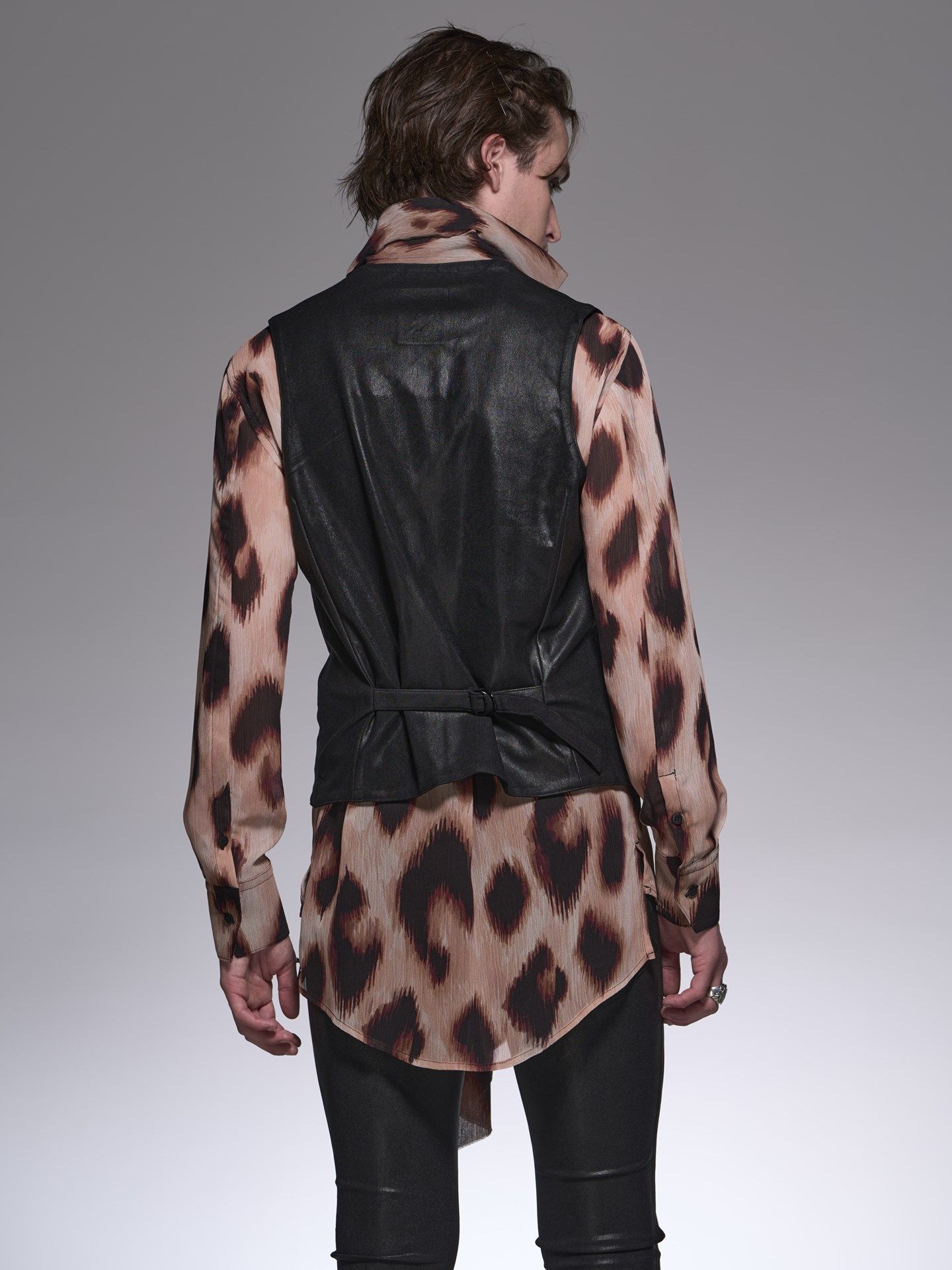 《予約品》 CoatingHighTensionZippVest / コーティングジャージジップベスト / ブラック