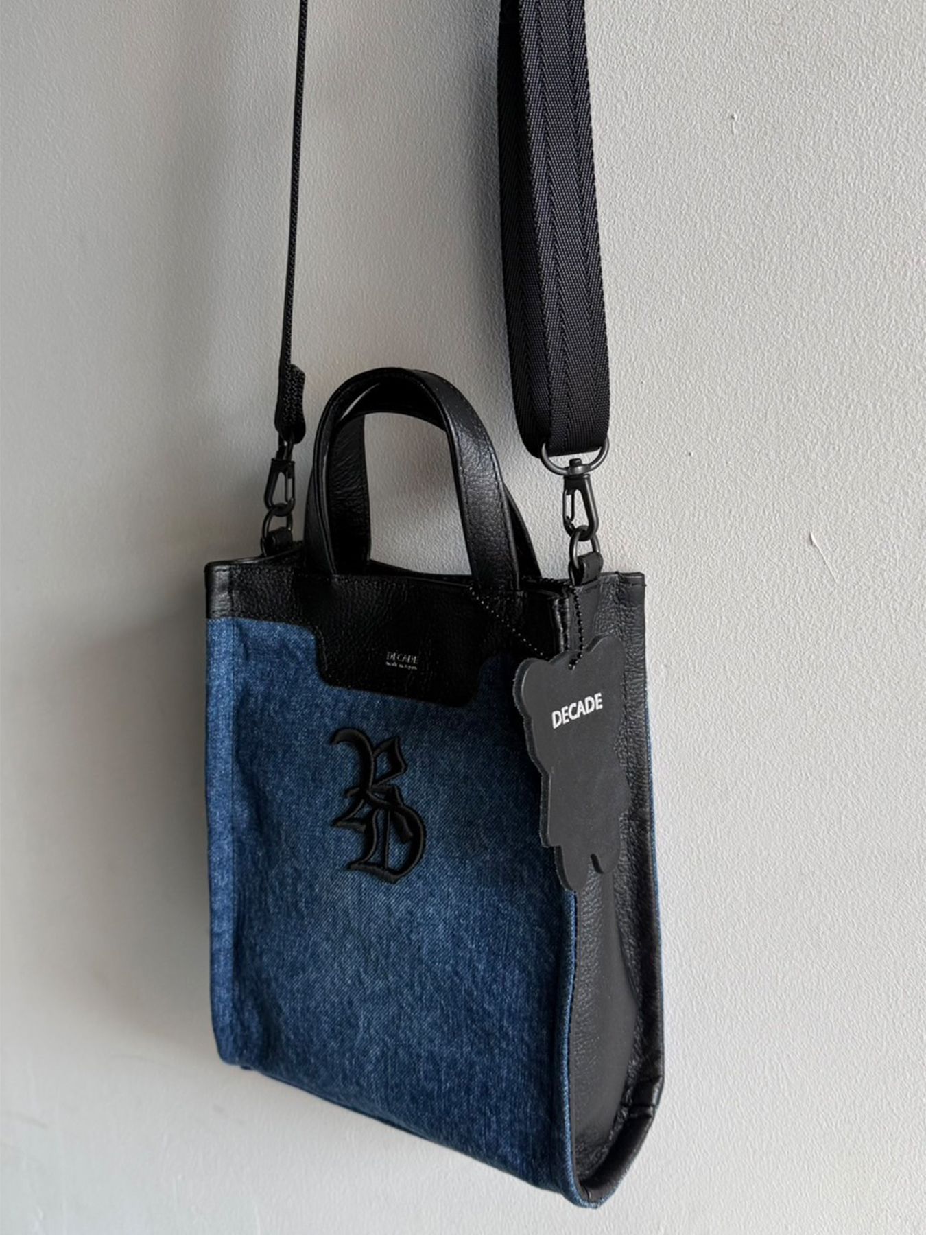 【予約品 2月15日(日) 18:00 締切】DECADEコラボ DENIM MINI TOTE BAG / デニムミニトートバッグ / デニム
