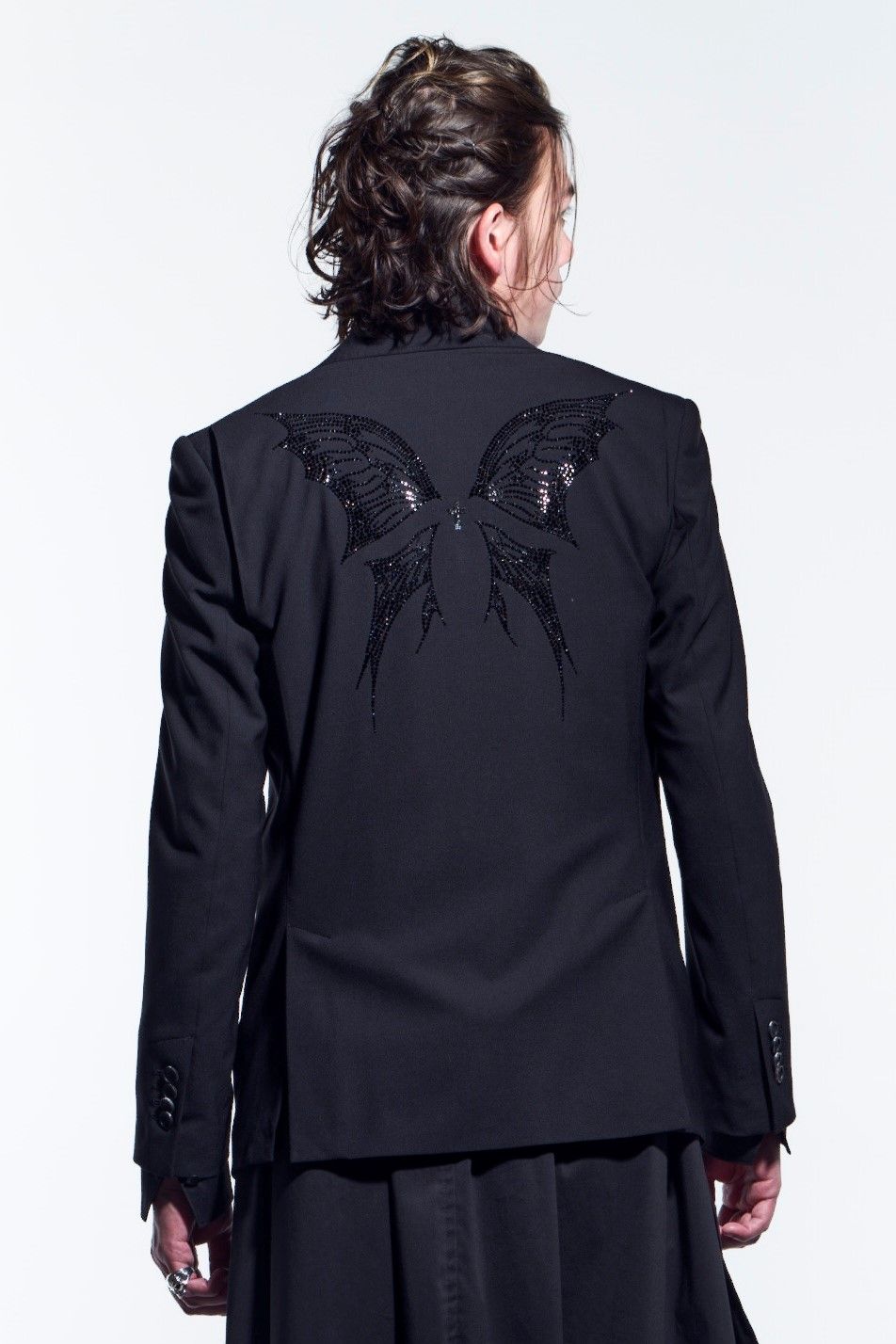 《予約品》 Jacket JetSWAROFSKY テーラードジャケット TWS-Stretch / Black 【kiryuyrik】 1月入荷予定