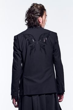《予約品》 Jacket JetSWAROFSKY テーラードジャケット TWS-Stretch / Black 【kiryuyrik】 1月入荷予定