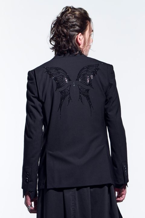 《予約品》 Jacket JetSWAROFSKY テーラードジャケット TWS-Stretch / Black 【kiryuyrik】 1月入荷予定