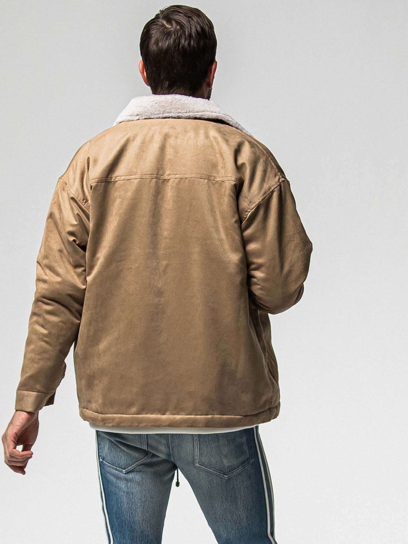 【予約品 】SUEDE FUR CAVER ALL / スウェードファーカバーオール / ブラウン