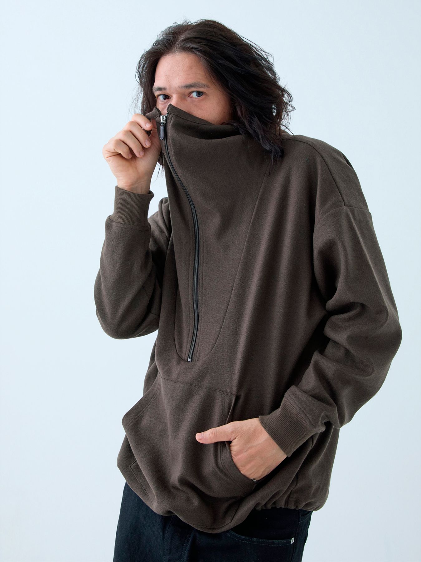 【予約品 】Gaswoolhoodie / パーカー / ブラウン