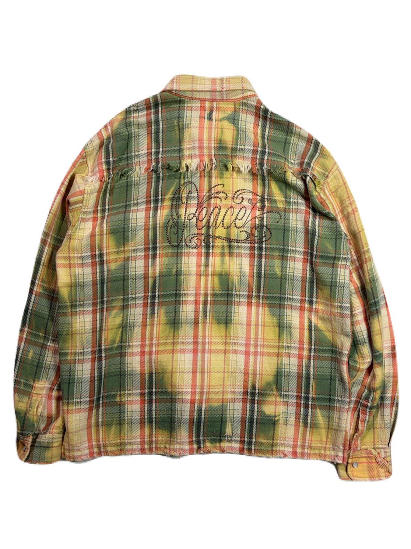 【予約品 8月23日(日) 締切】CO CHECK SHIRT/Peace / メタル / グリーン