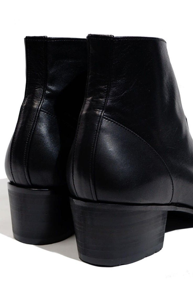 Side Zip Heel Boots / BLACK 【ys Yuji SUGENO】