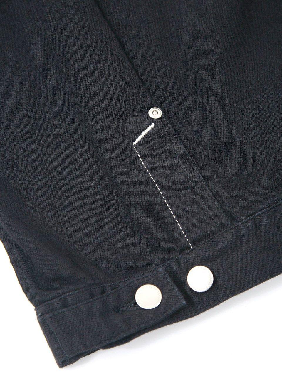 11oz Organic Cotton Stretch Denim Jacket / 11oz オーガニックコットン ストレッチデニム ジャケット / Jimmy / ブラック