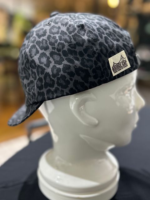 BRIDGE CAP TYPE1  LEOレオパードBLACK【Mighty Shine】