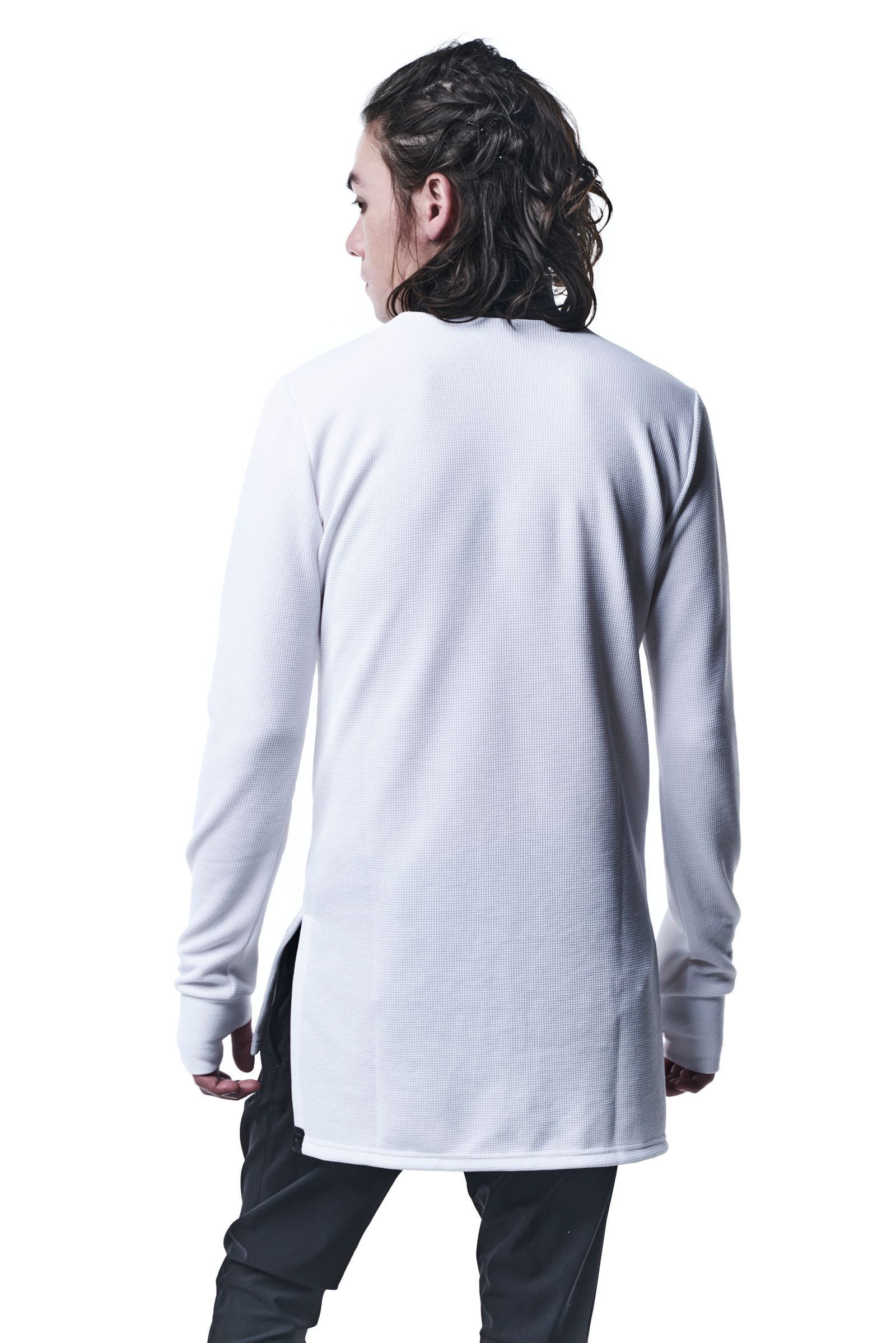 MockNeckLongSleevesT Waffle 【kiryuyrik】 MockNeckLongSleevesT Waffle 【kiryuyrik】 メンズ
