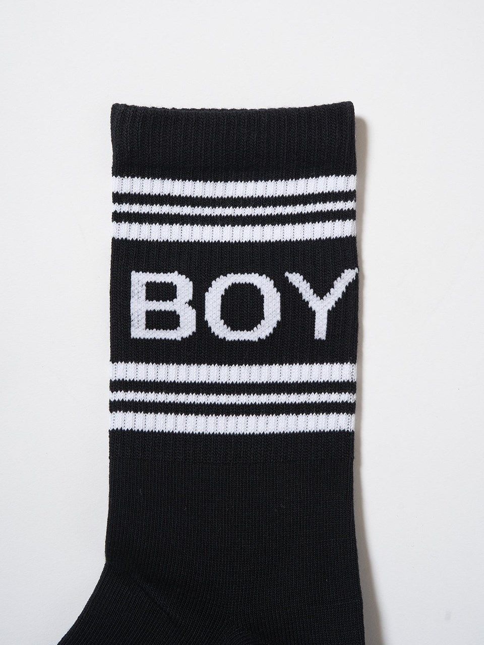 BOY LOGO REGULAR SOCKS / ソックス / ブラック