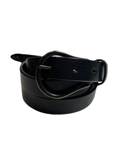 【予約品 8月10日(日) 締切 】COW LEATHER BELT / カウレザーベルト / ブラック
