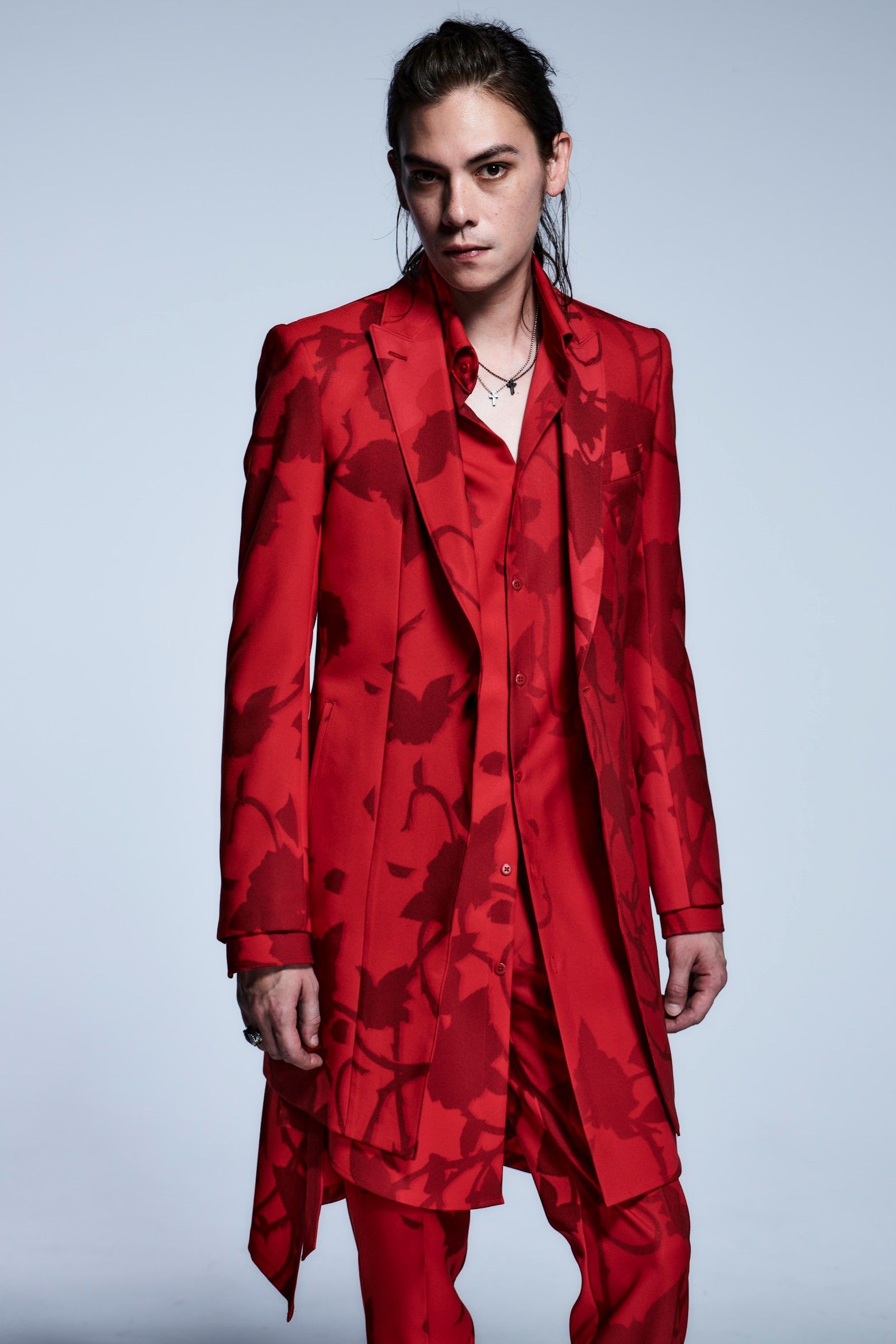 《予約品》 FlareShirts InkJetROSE / Red&Red 【kiryuyrik】 2月入荷予定