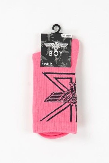 UK EAGLE SOX ソックス / PINK 【BOY LONDON】