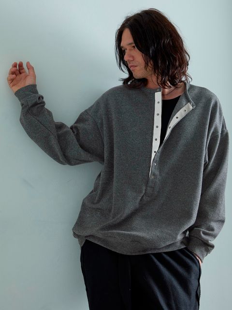 Deepfront / カットソー / 杢グレー