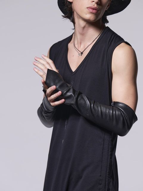 《予約品》 Deer LeatherArmBand / レザーアームバンド / ブラック