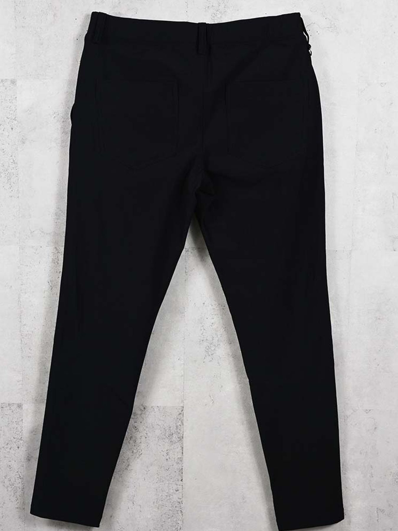 【予約品】CHRIS EASY HEAT TUCK PANTS / 裏起毛 ワンタックイージーパンツ / ブラック