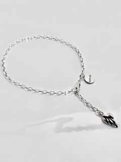 《受注生産》 CHAIN ANKLET #2 [TINY FEATHER] / タイニーフェザー#2チェーンアンクレット / 注文から2～3週間後入荷予定