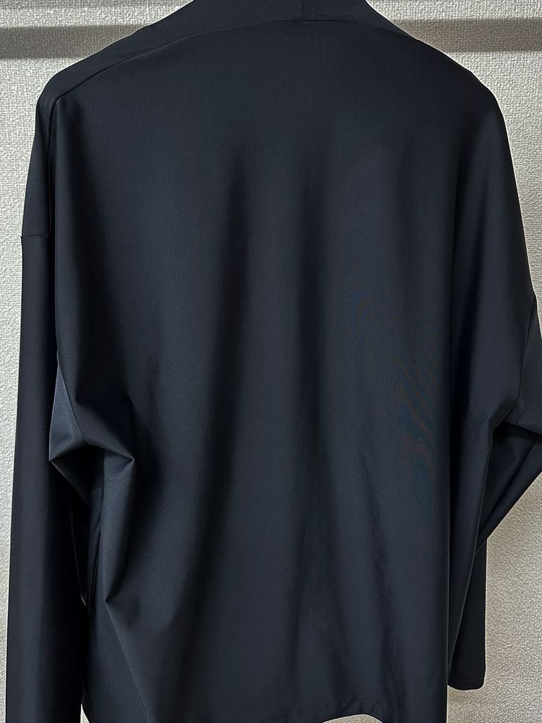 《予約品3月3日18：00締め》 RUSH  OVER  NO COLLAR JK / カーディガンジャケット / ブラック