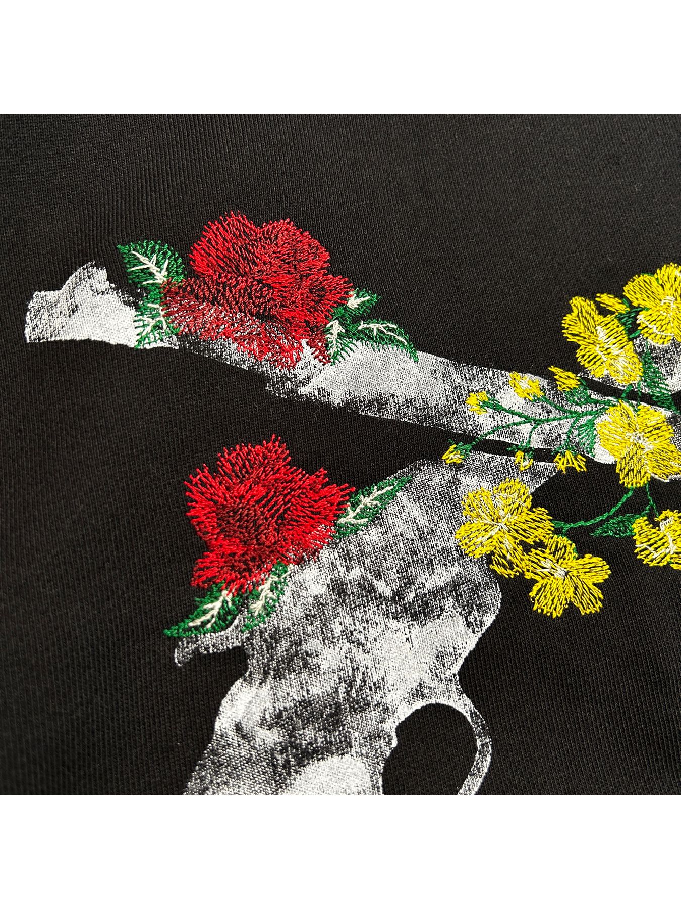 【予約品 8月10日(日) 締切 】FLOWER GUN HOODIE / フラワーガン フーディー / ブラック