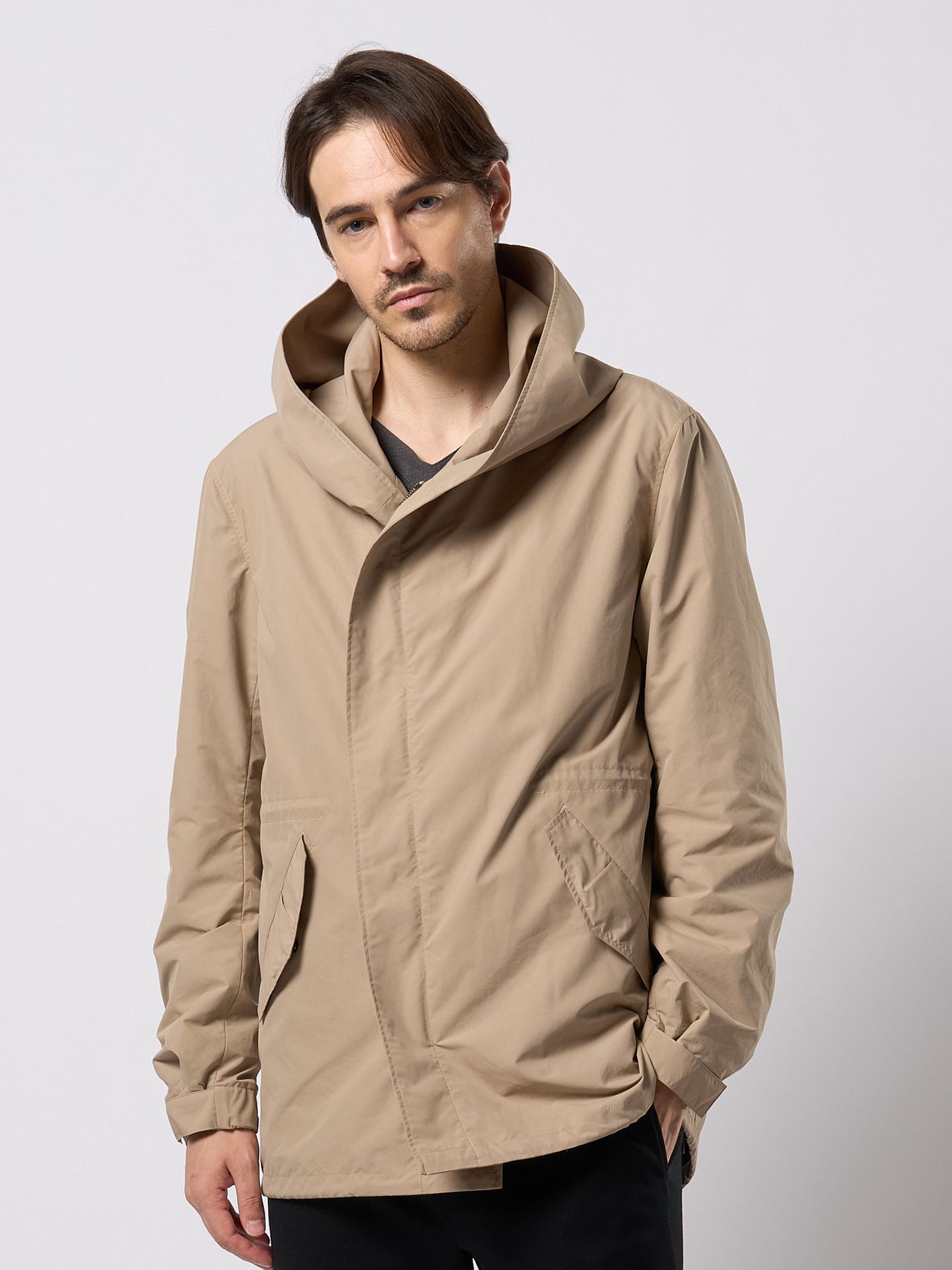 【予約品 9月23日(火) 締切】wrap field parka / ラップフィールドパーカ / ベージュ