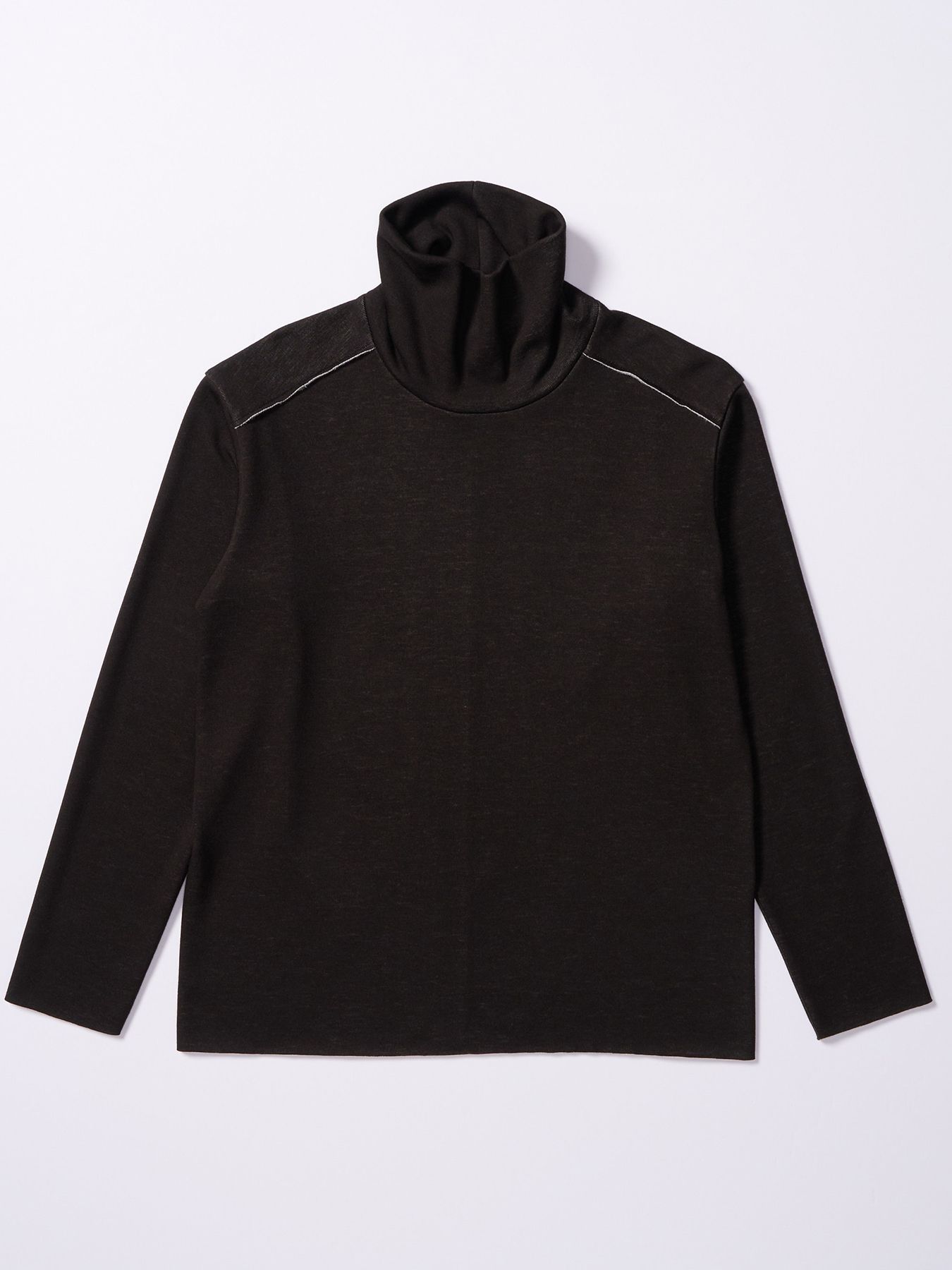 【予約品 4月19日(日) 18時締切】back boa cut-off highneck / バックボア カットオフ ハイネック/ ブラック