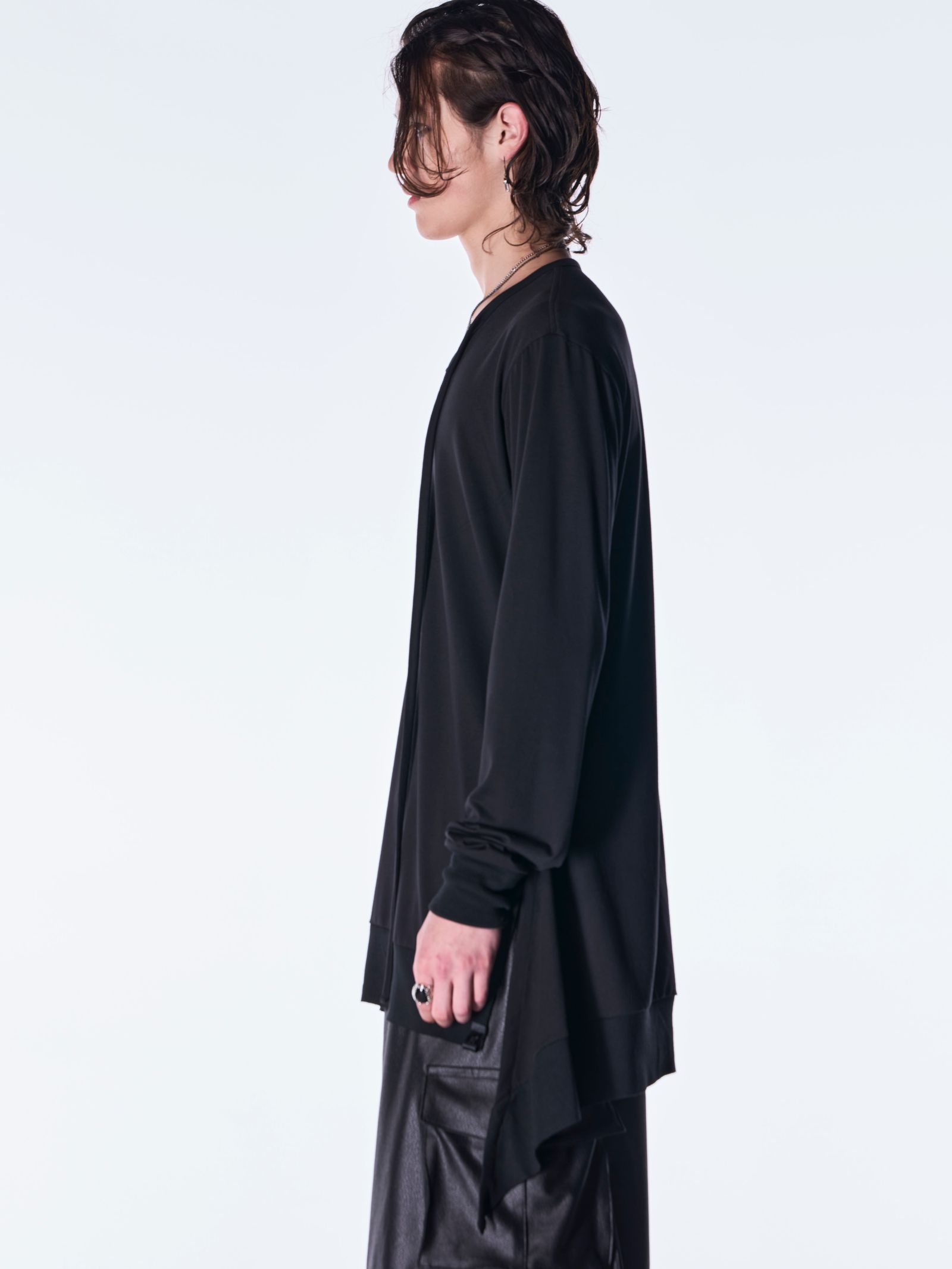 【予約品 6月29日(月) 締切】BEATENJIKU Piping Flare T-Shirt / パイイング フレア Tシャツ / ブラック