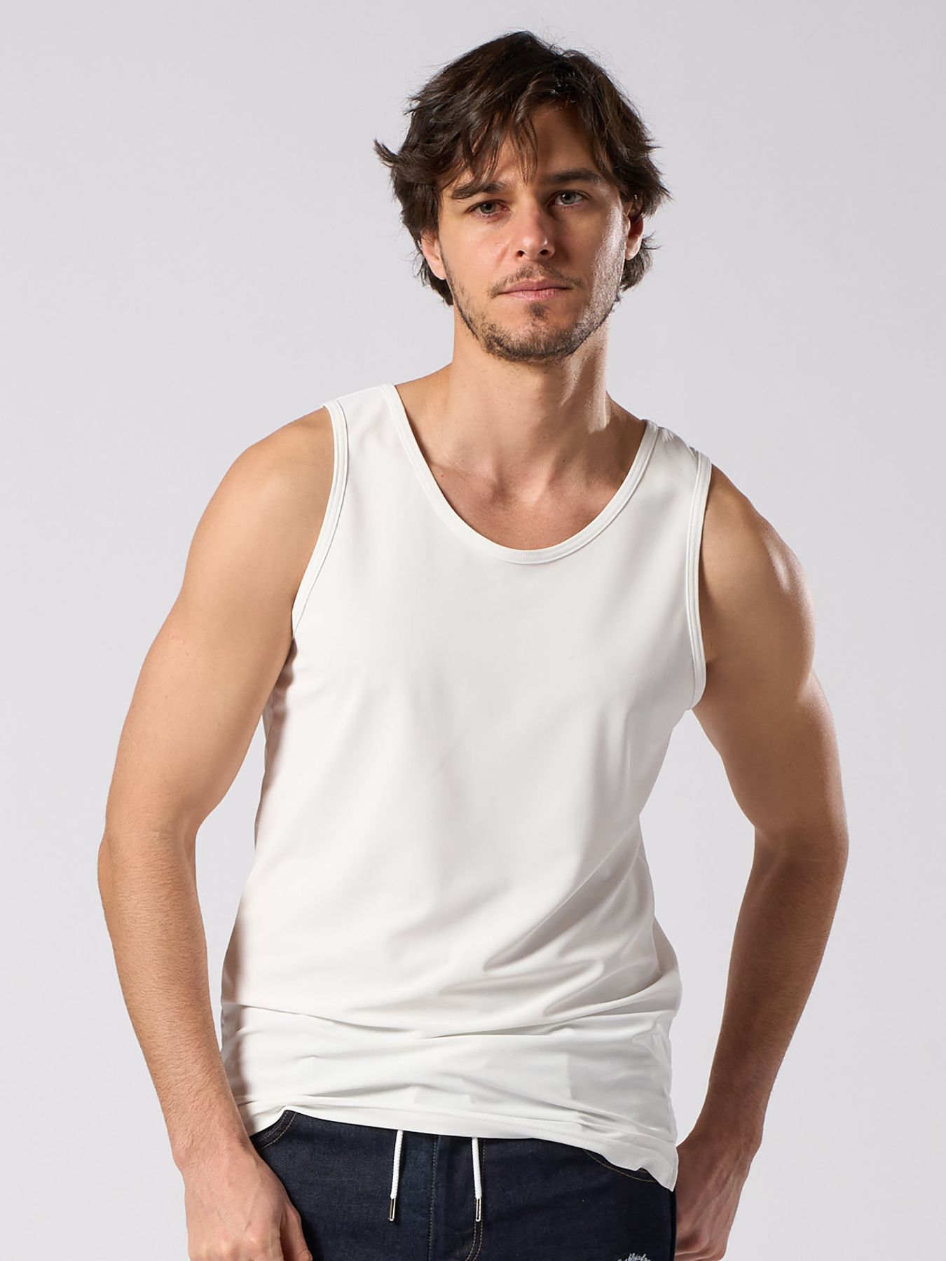 【予約品 1月25日(日) 締切】cool tank top / クールタンクトップ / ホワイト