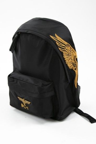 EAGLE WING NYLON BACKPACK / ブラック 【BOY LONDON】