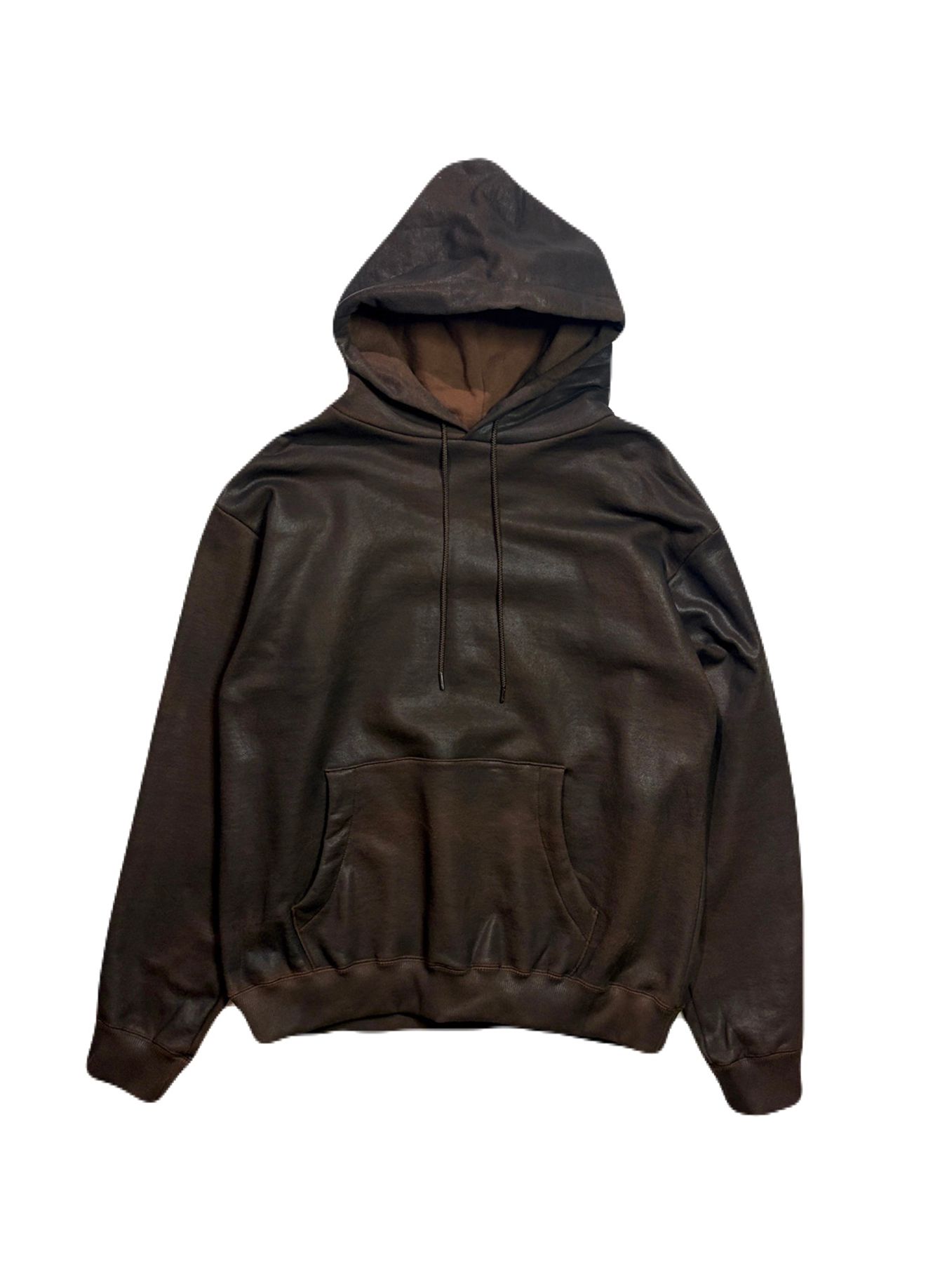 【予約品 3月9日(月) 18:00 締切】FOIL PRINT HOODIE / 箔プリント フーディ  / ブラウン