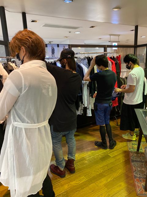 kiryuyrik受注会スナップ　デザイナーTAKAYANAGI氏と一緒に オフショット付き