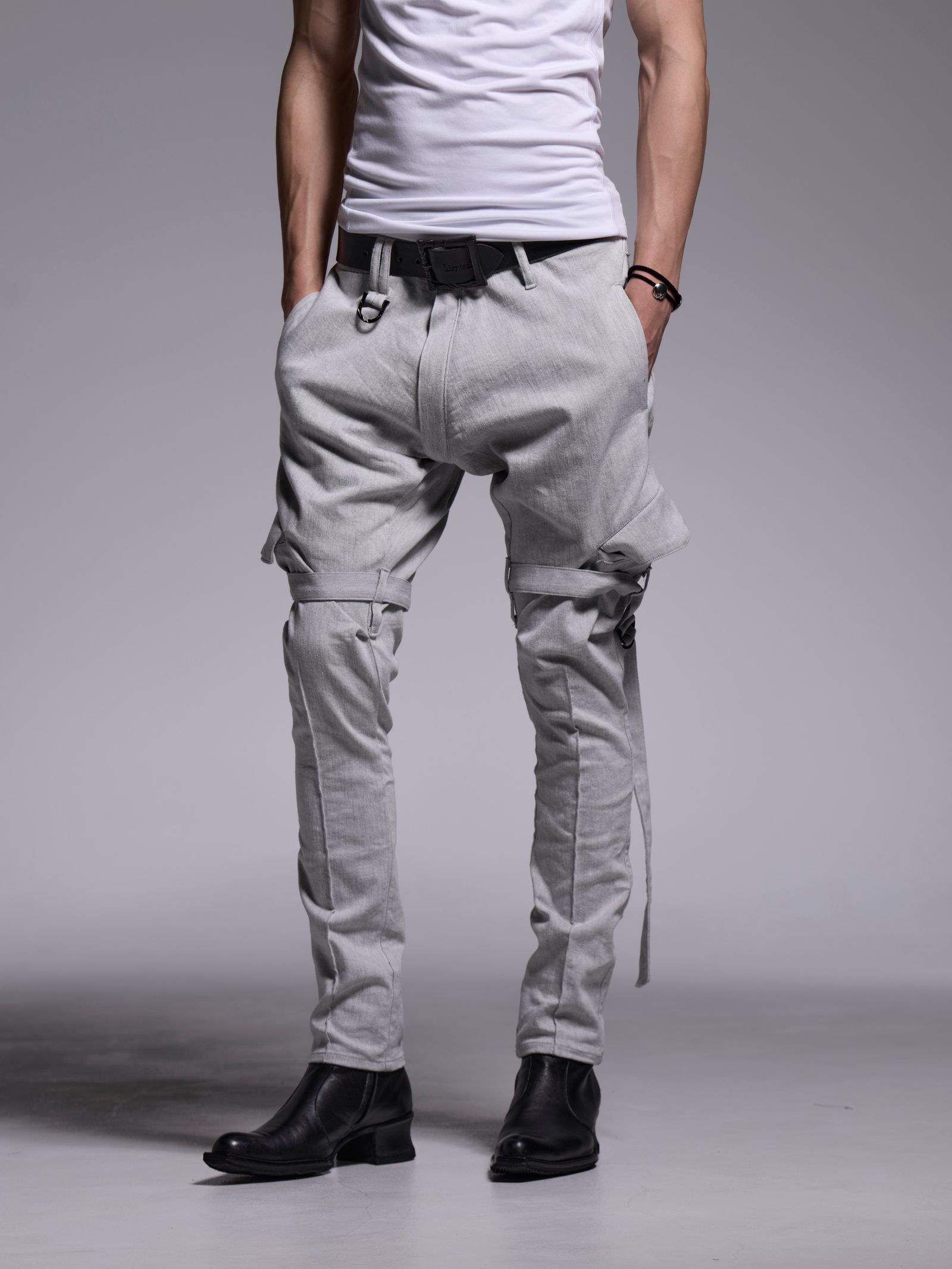 【予約品 1月4日(日) 締切】Bondage Pants / ボンデージパンツ / グレー