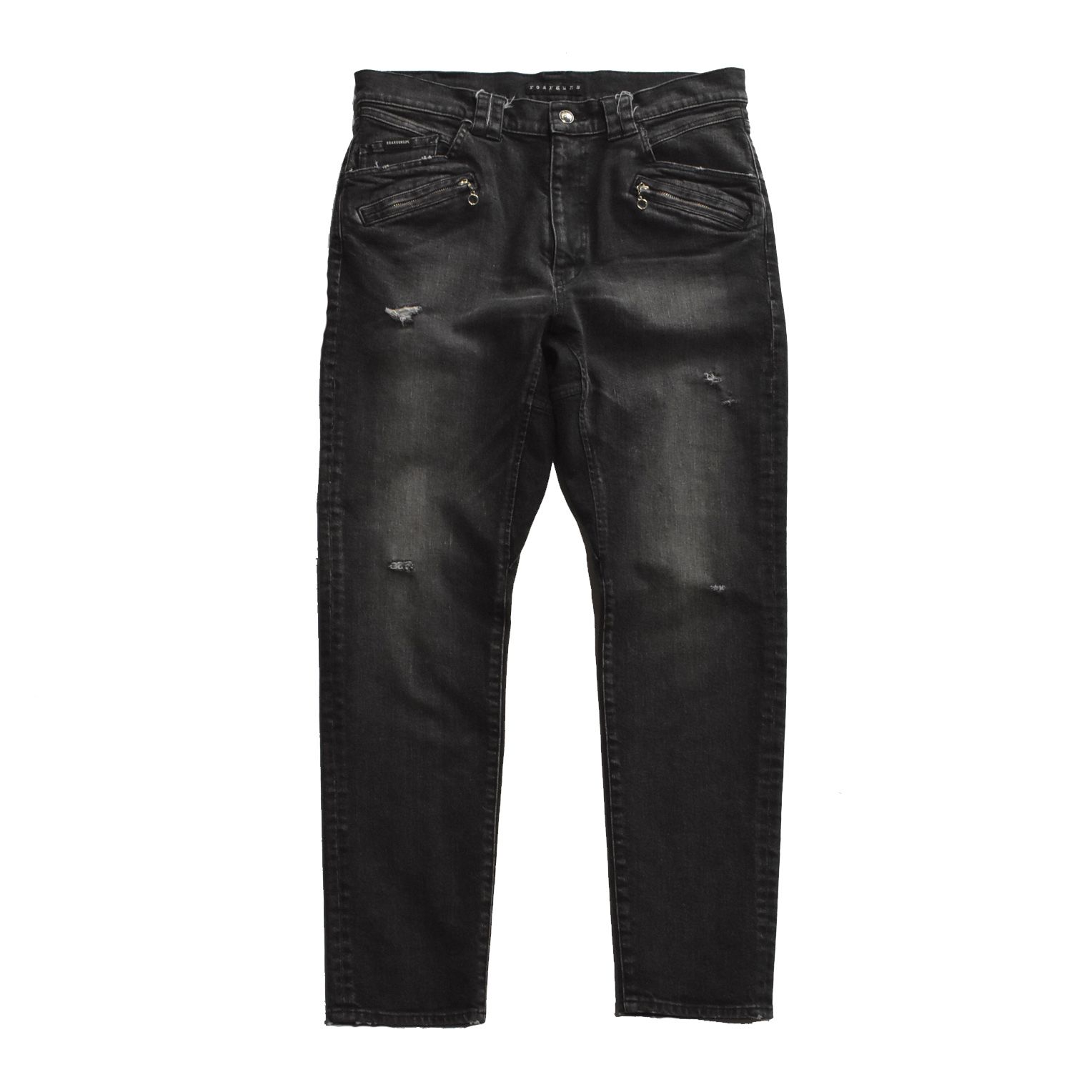 《予約品3月27日 23時55分締め》 DENIM PT / デニムパンツ / ブラック  【roarguns 】8月中入荷予定