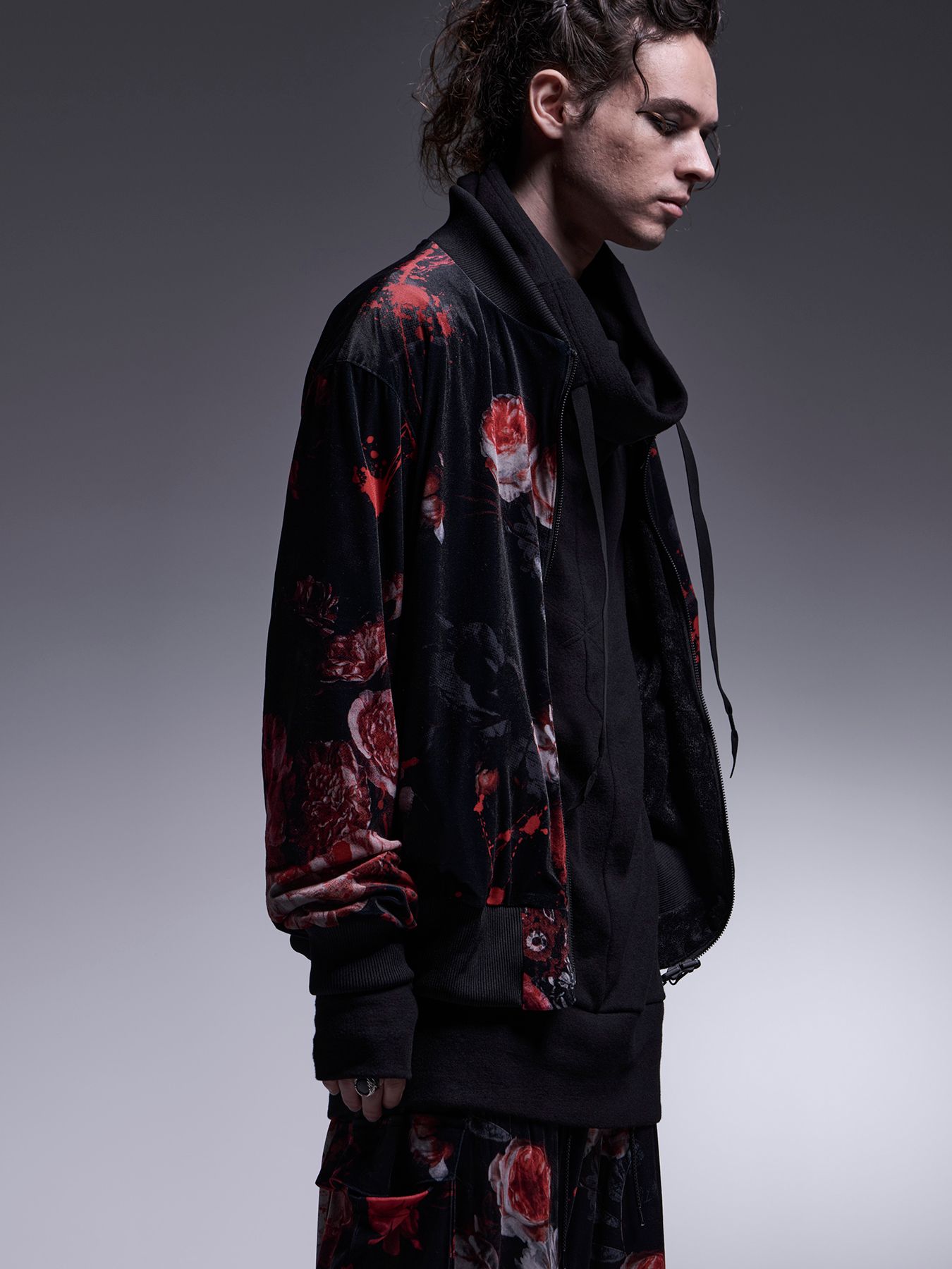 【予約品 7月13日(日) 締切】Loose High Nack / ヒートテックジャージー ルーズハイネック / ブラック