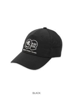 DOUBLE EMB CAP / ブラック 【SY32 by SWEET YEARS GOLF】