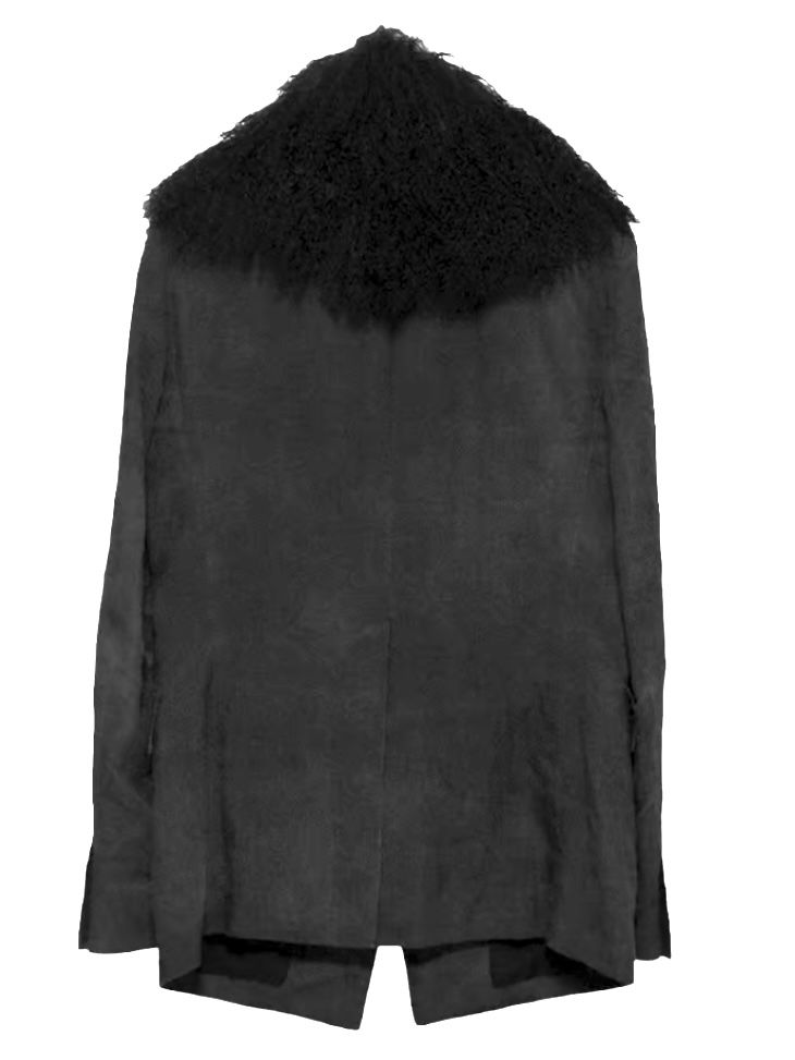 Tibetan lamb fur Detachable collar リアルファーネックマフラー単品【ys Yuji SUGENO】