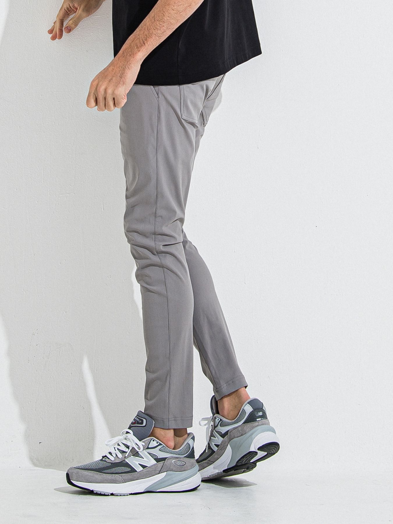 CHRIS EASY TUCK PANTS / クリスイージータックパンツ / グレー